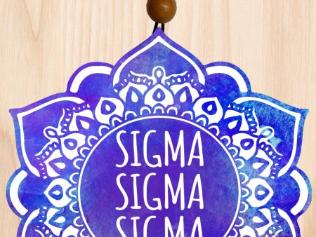 Sigma Sigma Sigma Mandala Air Freshener Online Sale