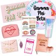 Gamma Phi Beta Celebrate Sisterhood Sorority Gift Box- 10 unique items on Sale