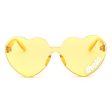 Kappa Alpha Theta Sunglasses — Heart Shaped Sunglasses Printed With KAT Logo Discount