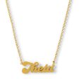 Kappa Alpha Theta Retro Design Necklace Online Hot Sale