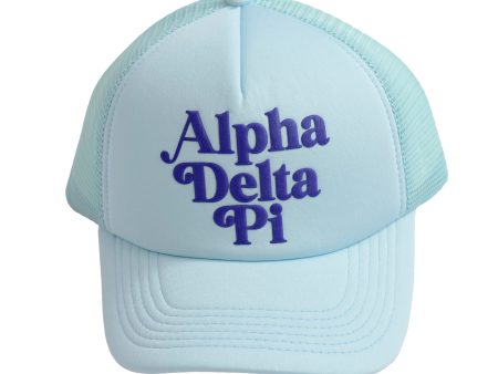 Alpha Delta Pi Baseball Cap, Mesh Trucker-Style Hat Discount