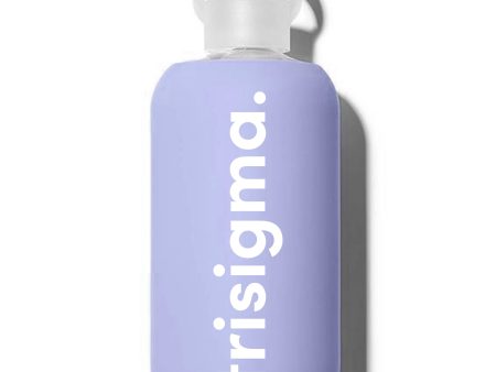 Sigma Sigma Sigma Glass Water Bottle with Silicone Sleeve Online Hot Sale