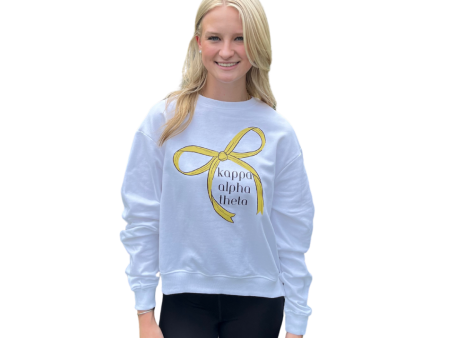 KAPPA ALPHA THETA BOW SWEATSHIRT For Sale