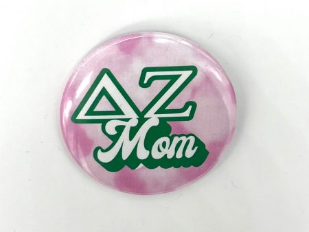 DELTA ZETA WATERCOLOR MOM BUTTON Online Sale