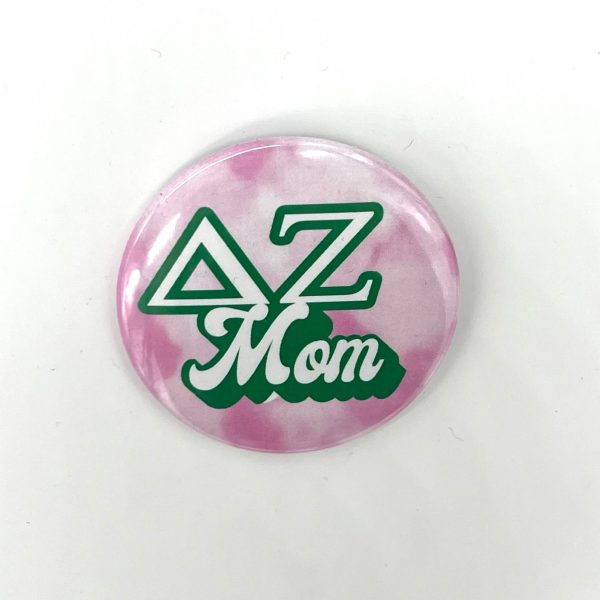 DELTA ZETA WATERCOLOR MOM BUTTON Online Sale