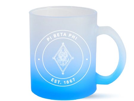 Pi Beta Phi Mug - Ombre Glass Fashion