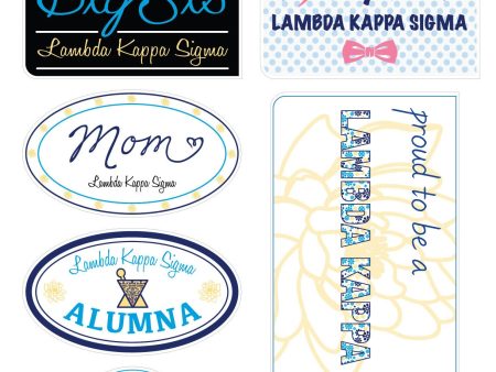 Lambda Kappa Sigma Family Stickers Online Sale