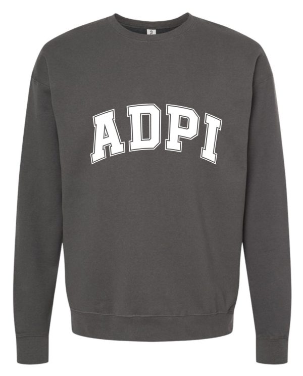 Alpha Delta Pi Sweatshirt- Crewneck Varsity Letters Design Online