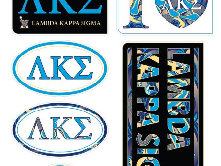 Lambda Kappa Sigma  Lifestyle Stickers on Sale