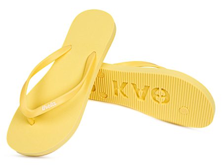 Kappa Alpha Theta Flip Flops, With Greek Letter Cutouts Online Sale