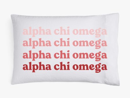 Alpha Chi Omega Cotton Pillowcase Discount