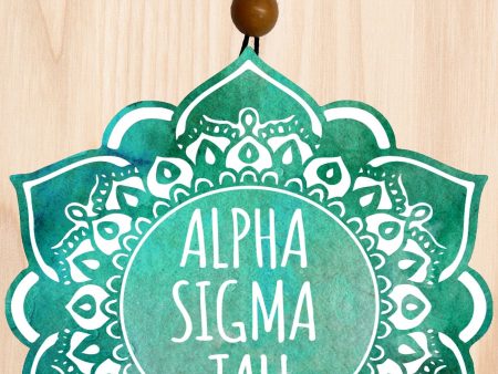 Alpha Sigma Tau Mandala Air Freshener Cheap