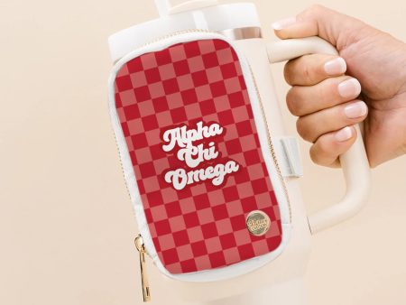 ALPHA CHI OMEGA TUMBLER FANNY PACK For Sale