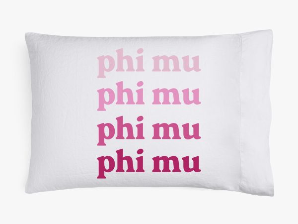 Phi MU Cotton Pillowcase For Discount