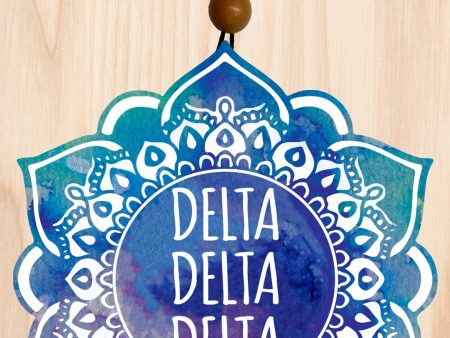 Delta Delta Delta Mandala Air Freshener For Discount