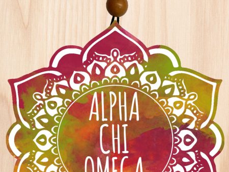 Alpha Chi Omega Mandala Air Freshener For Cheap