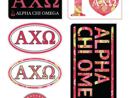 Alpha Chi Omega Lifestyle Stickers Online Sale