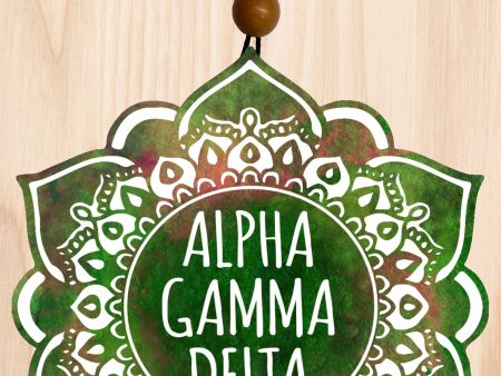 Alpha Gamma Delta Mandala Air Freshener Online