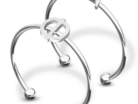 Alpha Phi Silver Stacking Ring Set Online