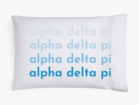 Alpha Delta Pi Cotton Pillowcase Cheap