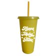 Kappa Alpha Theta Glitter Color Changing Cup 4-Pack Online Hot Sale