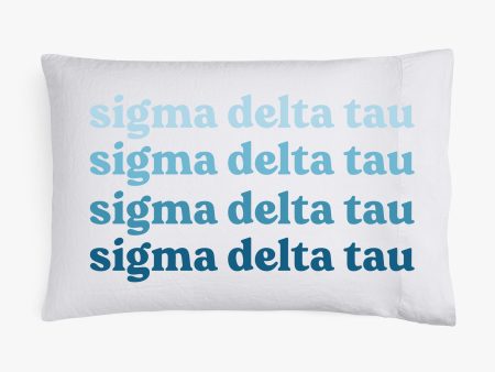 Sigma Delta Tau Cotton Pillowcase Online Hot Sale