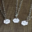 Kappa Kappa Gamma Necklace- Silver Paperclip Style with KKG Pendant Supply