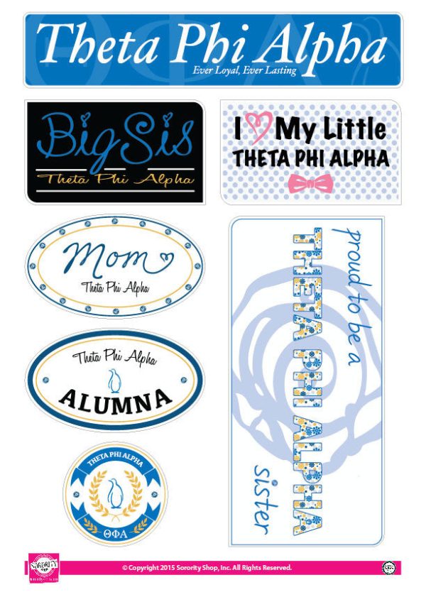 Theta Phi Alpha  Family Stickers Online now