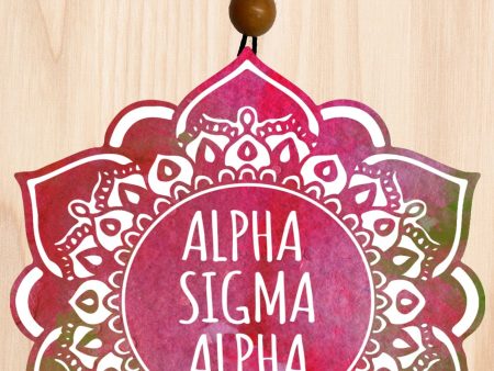 Alpha Sigma Alpha Mandala Air Freshener Fashion