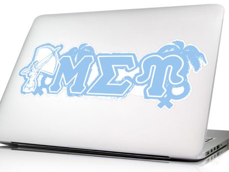 Mu Sigma Upsilon  11.75 x 5 Laptop Skin Wall Decal Cheap