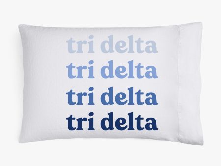 Delta Delta Delta Cotton Pillowcase Online