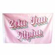 Zeta Tau Alpha Sorority Flags Hot on Sale