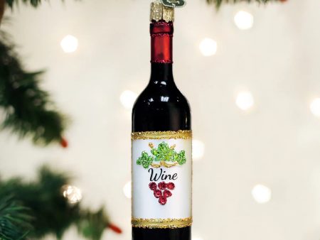 RED WINE BOTTLE ORNAMENT Supply