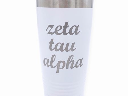 ZETA TAU ALPHA STAINLESS STEEL TUMBLER Sale