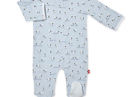 BLUE BAA BAA MAGNETIC BABY FOOTIE Online now