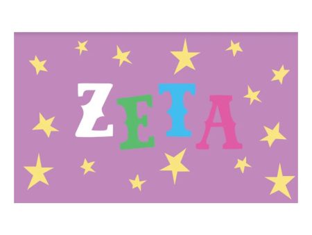 ZETA TAU ALPHA STAR FLAG Hot on Sale