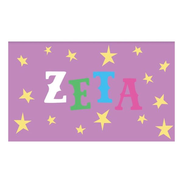 ZETA TAU ALPHA STAR FLAG Hot on Sale