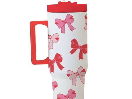 40OZ BOWS TUMBLER Hot on Sale