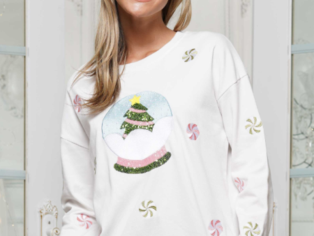 SNOW GLOBE SWEATER Online now