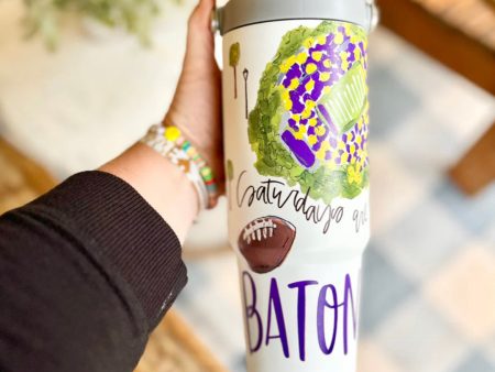 30 OUNCE BATON ROUGE TUMBLER For Sale