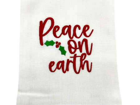 PEACE ON EARTH TOWEL Fashion