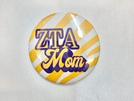 ZETA TAU ALPHA MOM BUTTON Hot on Sale