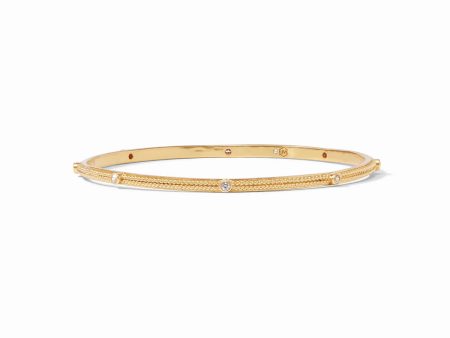 CELESTE BANGLE GOLD CUBIC ZIRCONIA MEDIUM Online Hot Sale