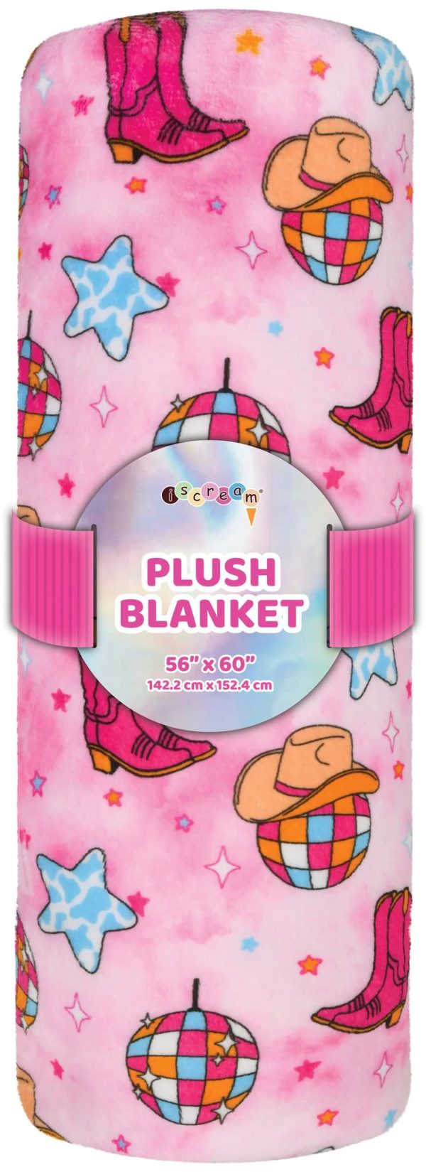 DISCO COWGIRL PLUSH BLANKET Sale