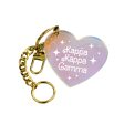 Kappa Kappa Gamma Keychain - Iridescent Heart Design Discount