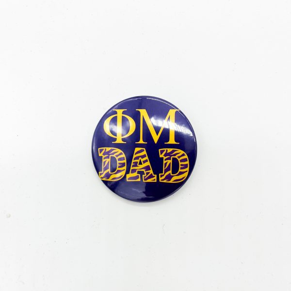 PHI MU DAD BUTTON Sale