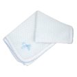 BABY SWADDLE BLANKET BLUE For Sale