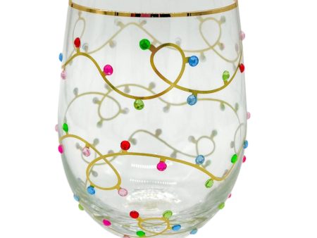 RHINESTONE LIGHTS STEMLESS WINE Supply