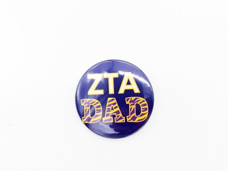 ZETA TAU ALPHA DAD BUTTON Cheap