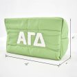 Kappa Kappa Gamma Makeup Bag - Puffer Style with Sorority Letters Online Hot Sale